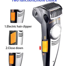 Kemei819 Многофункциональный электробритва и машинка для стрижки волос ручка регулировки волос триммер с 19 Длина установка 0,5-9,5 мм