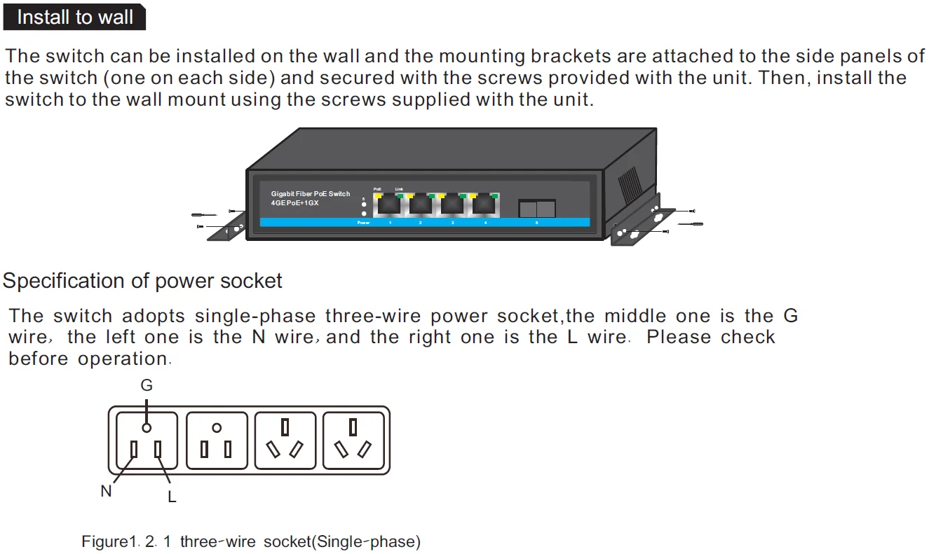 4x1000 м RJ45 порт PoE коммутатор 1x1000 м волоконный коммутатор utlink встроенный AC100V-240V питания PoE коммутатор волокно питание по Ethernet гигабитный