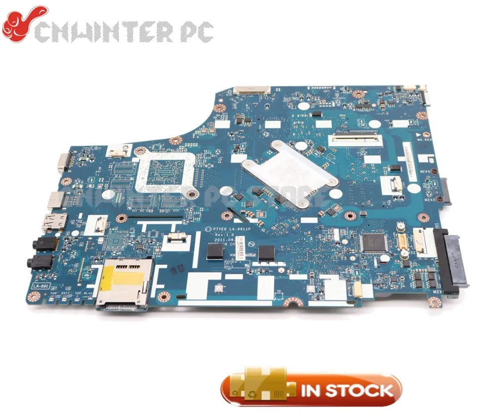 NOKOTION P7YE0 LA 6911P MBRN802001 MB.RN802.001 для ноутбука Acer aspire 7750 7750Z материнская плата HM65 UMA