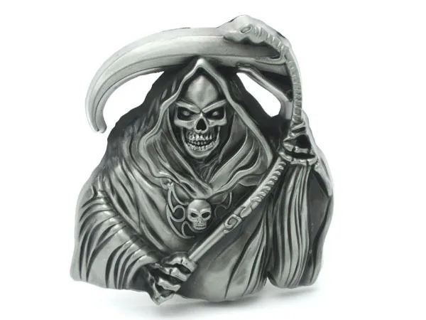 grim reaper belt buckle