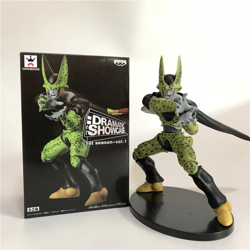 

Anime Dragon Ball Z Cell Ultimate Evolution PVC Action Figure Toy DBZ Cell Cross The Future Collection Model 18cm