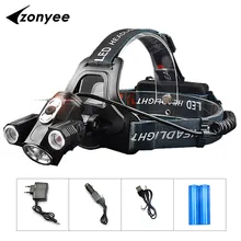 T6 светодиодный фонарик 8000 люмен фара светодиодная 360 градусов вращающийся регулируемое наголовное крепление езда на велосипеде свет лампы лагерь Поход Рыбалка