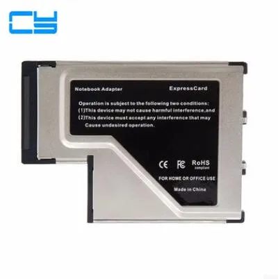 PCI-E PCI Express Card ExpressCard 54mm 34mm T type to USB 3.0 3 Port Adapter Low Profile Short Body type for Laptop Notebook