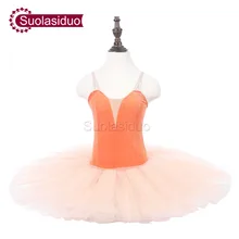 Girls Orange Professional Ballet Tutu Apperal The Nutcracker Performance Competition Ballet Dance Costumes Kids Ballet Skirt spandau ballet spandau ballet through the barricades 180 gr