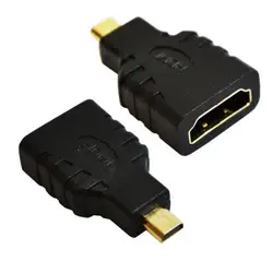 Адаптер Micro Hdmi к Hdmi кабель конвертер адаптер подключения к ТВ ЖК дисплей адаптеры HDTV * 5