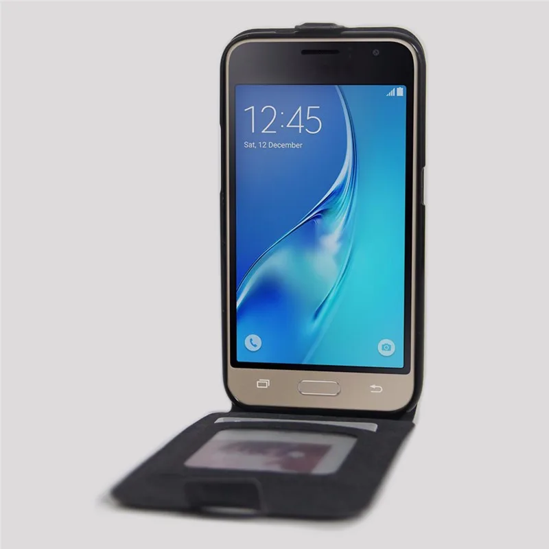 Luxury Wallet PU Leather Back Cover Case For Samsung Galaxy J1 2016 J120 J120f J1 6 SM-J120F Case 4.5 Flip Phone Protective Bag (2)