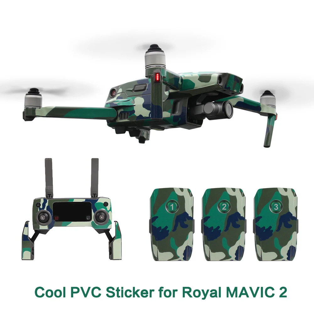 Dji Mavic 2 Pro Drone Body Sticker Desert Camouflage Decals Skin