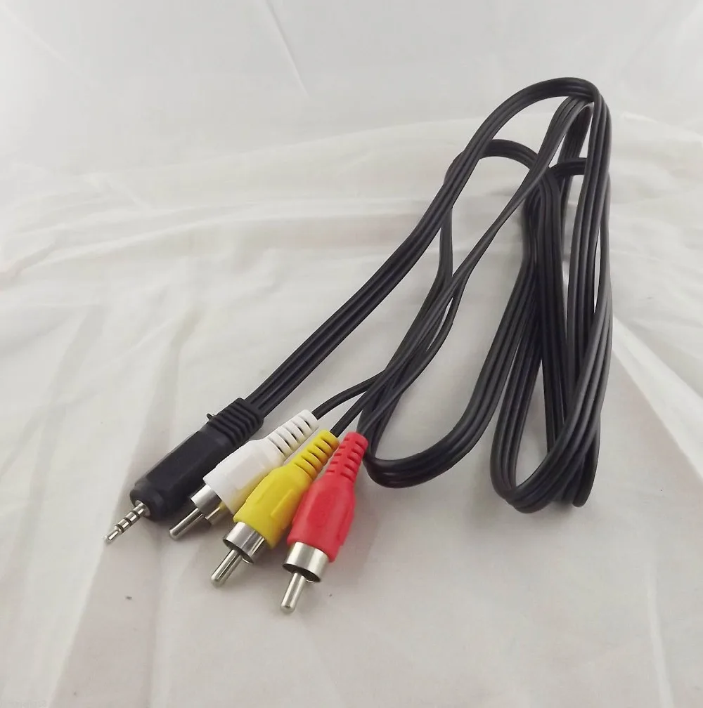 2.5mm ̴ ׷ Aux ÷ 3 RCA   AV   ̺ 5 Ʈ, 1 