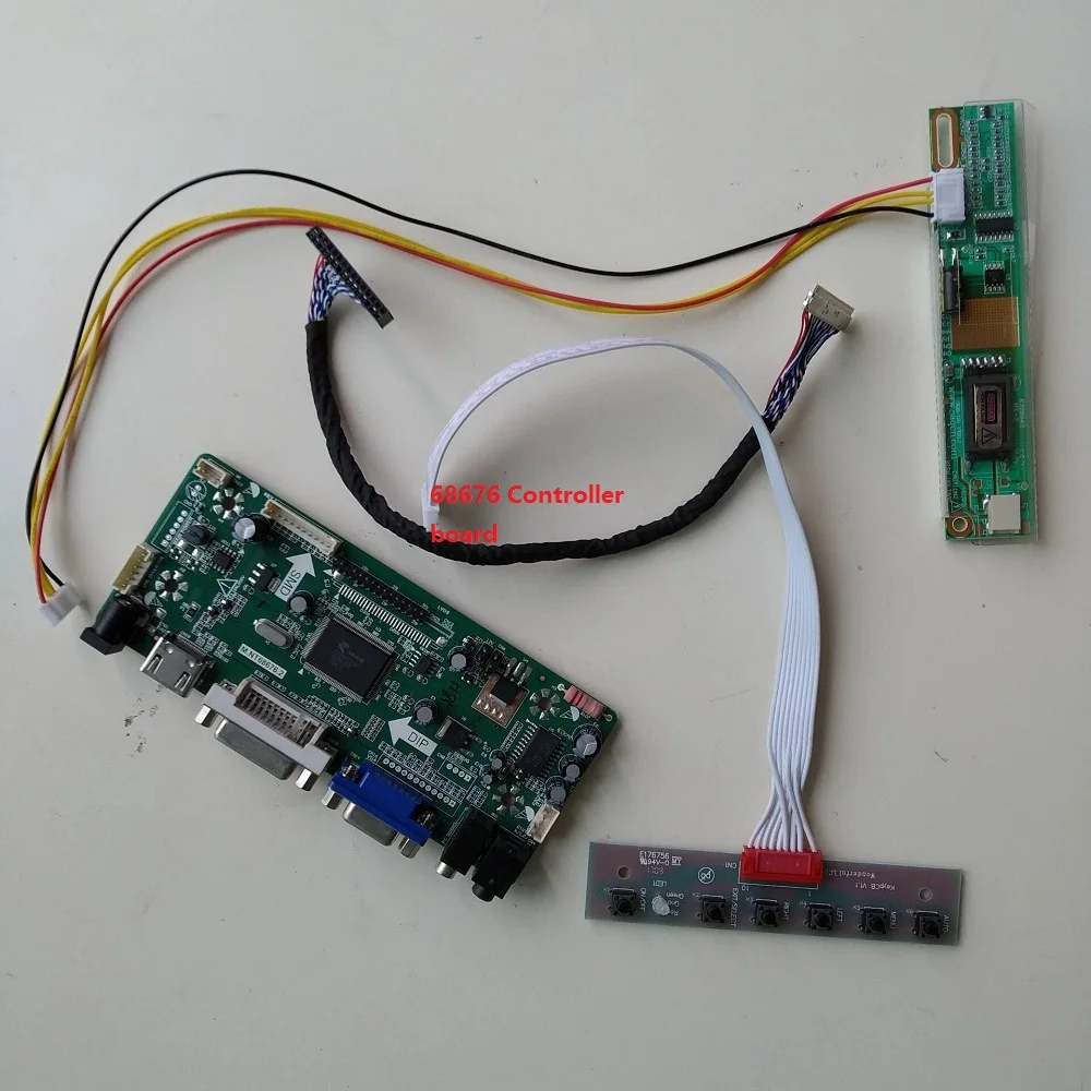 NT68676 HDMI+DVI+VGA+Audio LCD Controlle Driver Board Kit for1024*768 LTN097XL01