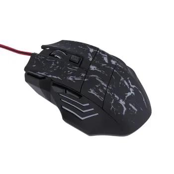 

5500 DPI Mouse Game 7 LED buttons Wired USB Optical Gameing Mouse for Pro Gamer est