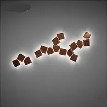 Modern Creative Fashion 3D Origami Vibia Led Wall Lamp for Living Room Background Bedroom Aisle Balcony 1586