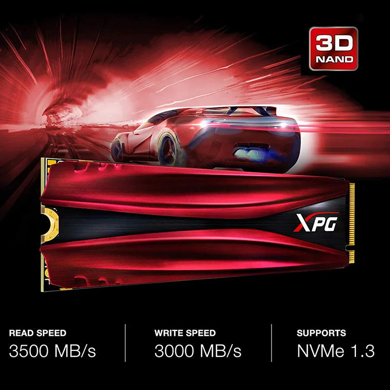  ADATA SSD M2 XPG S11 Pro GAMMIX PCIe Gen 3x4 M.2 2280 Solid State Drive für Laptop Desktop interne 