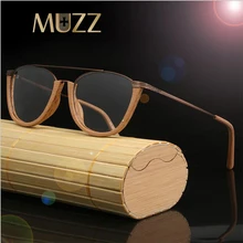 MUZZ очки оправа деревянные оптические очки для унисекс деревянная дужка оправа полуоправы очки ацетатная оправа мужские очки
