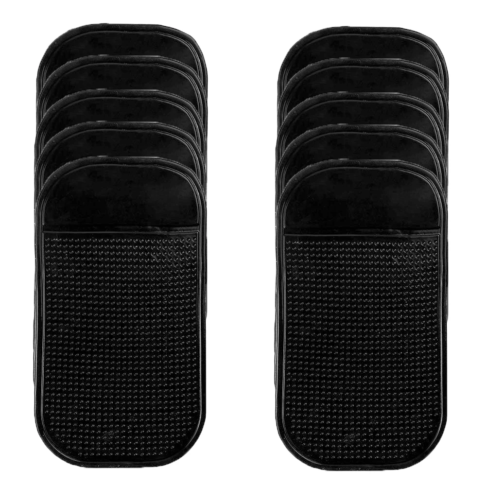 10 Black Non slip mat High Quality Auto Accessories Magic Anti Slip