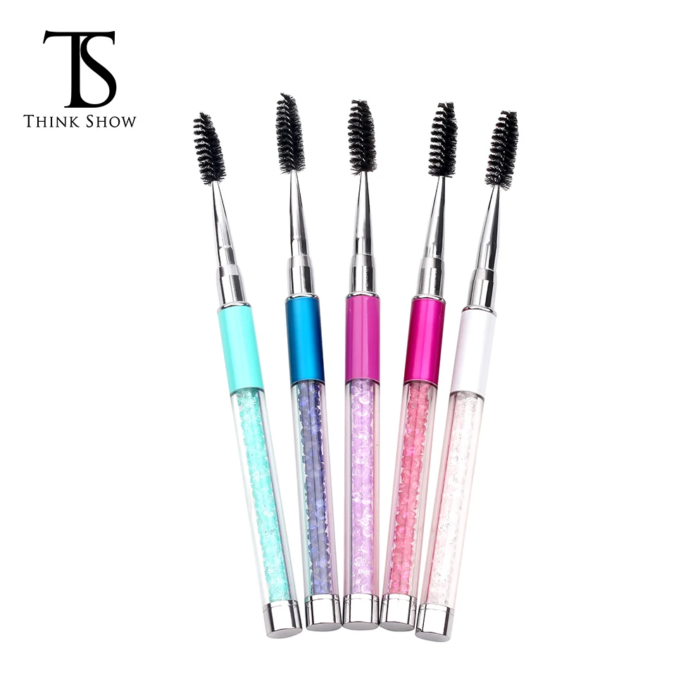 5 Colors/Lot Eyelash Brushes for Lashes Extension,Individual Eye Lashes