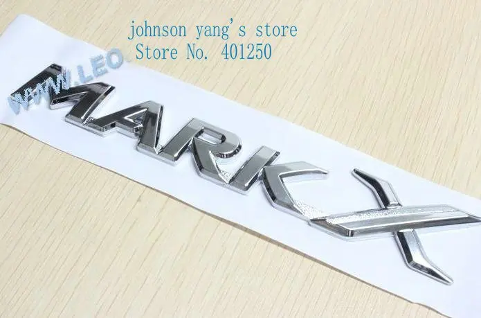 

Free shipping 1PCS Silver REIZ MARK X MARKX Car Badge Sticker Chrome Emblem Badges Emblems High quality car body stick