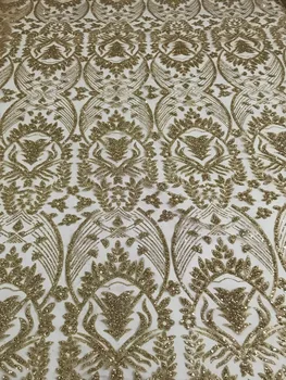 

glued glitter african Tulle lace for nice dress diudiu-62505 modern design french net lace fabric