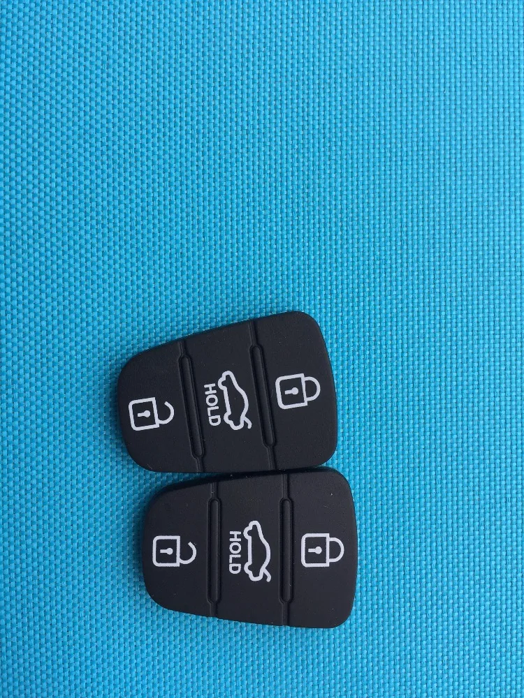 ZABEUDEIR 100 шт./лот Сменный резиновый кнопочный коврик для hyundai чехол для Kia hold key shell резиновая Кнопка без логотипа