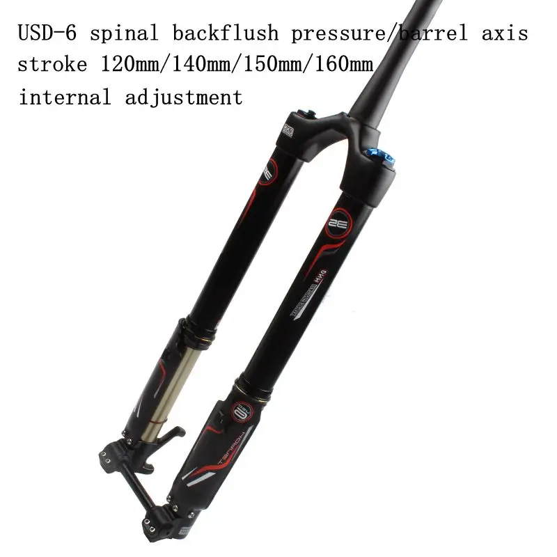 DNM USD 6 AM FR In line adjustment Reverse back fork Mountain bike shock absorber 26 27.5 29