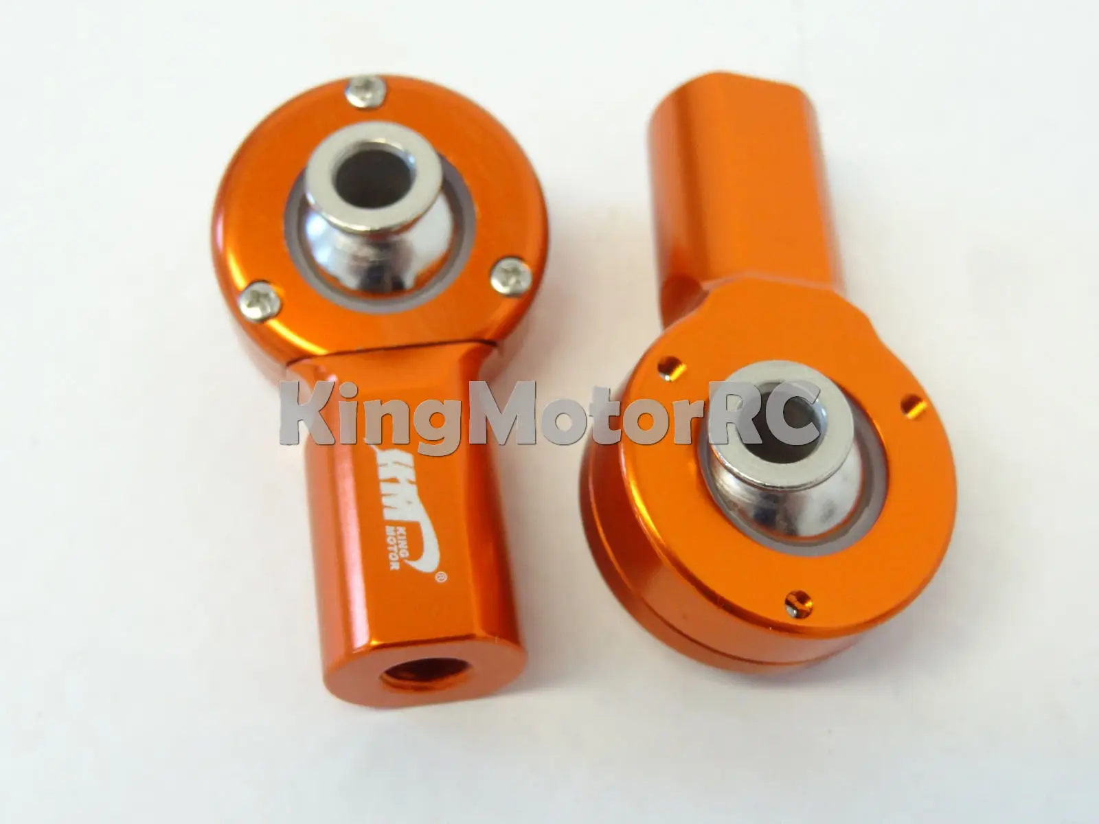 King Motor Orange Aluminum Alloy Rear Upper Ball Ends Fits Hpi Baja 5b