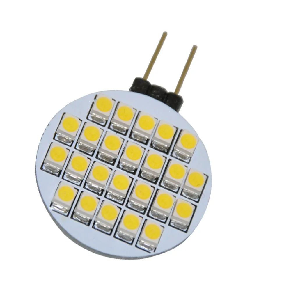 JYL высокая мощность 2 шт 24 LED 3528 SMD G4 светодиодные лампы лампочки теплый белый DC 12V 1W