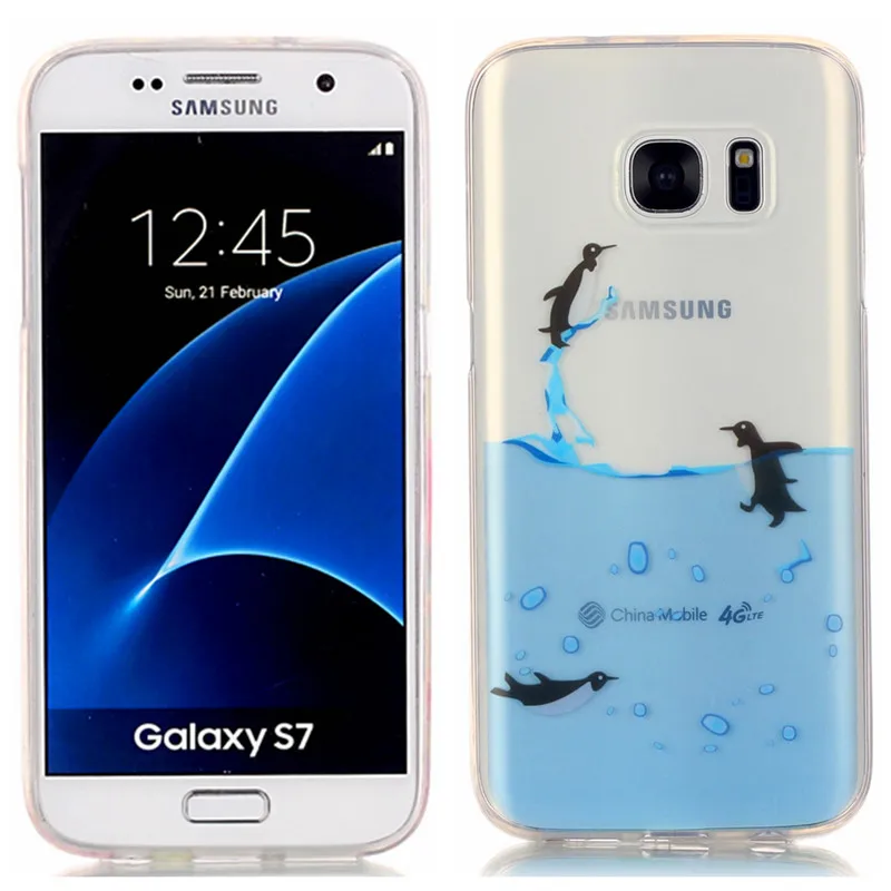 

For Samsung S 7 G930f Silicone Case Colored Transparent TPU Soft Back Cover Case for Samsung Galaxy S7 G930 G930a G930fd G9300