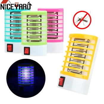 

NICEYARD US/EU Plug Electric Mosquito Fly Bug Insect Trap Killer LED Socket Novelty Lighting Mosquito Killer Lamps