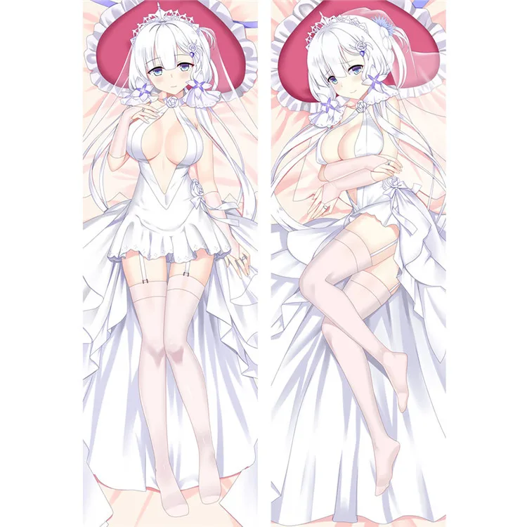 Аниме игра Подушка «Dakimakura» чехол Azur Road Bilanhangxian - Цвет: 86030