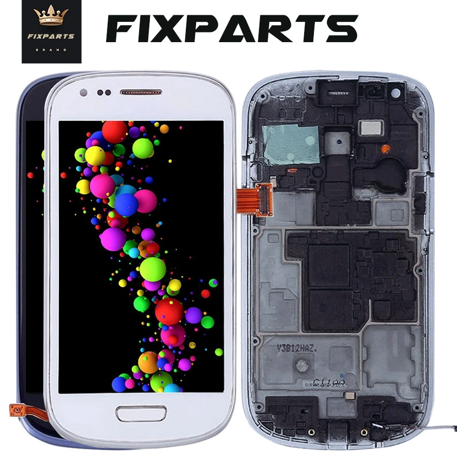 

100% Testsd Blue or White LCD Screen For Samsung Galaxy S3 Mini i8190 i8190N i8195 LCD Display + Touch Screen digitizer Assembly