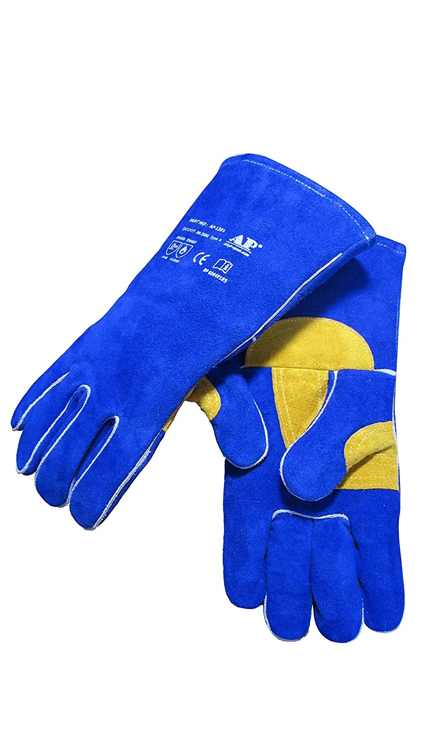 Welder Gloves Split Cowhide Leather Welding Gloves Reinforced Thumb
