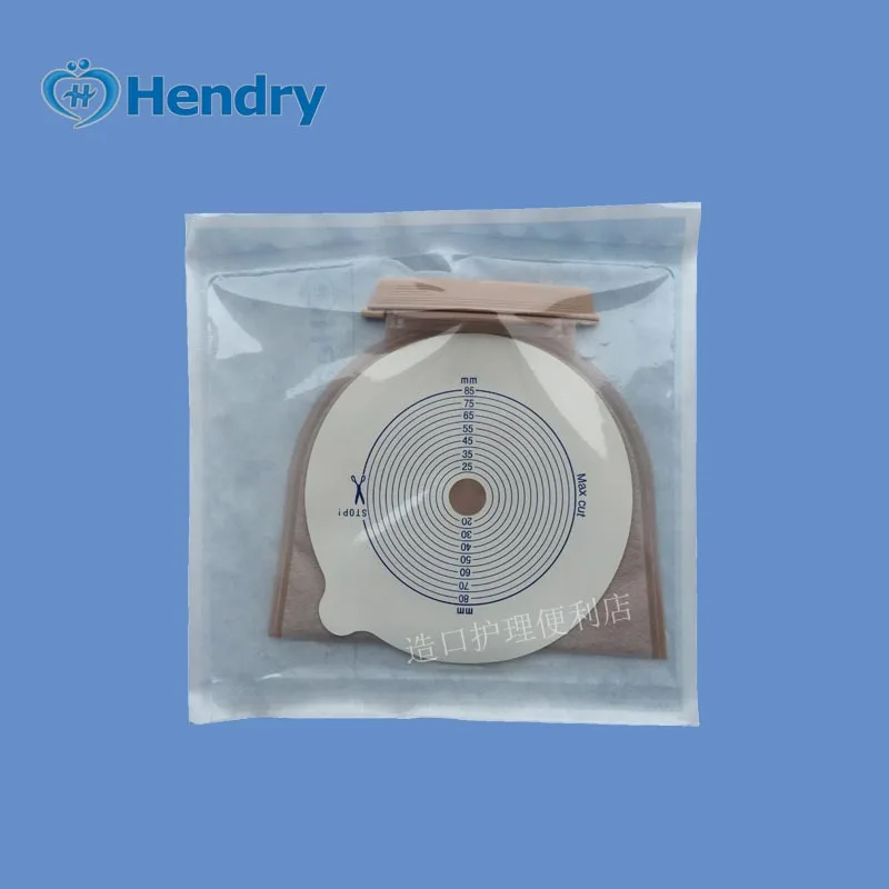 

15-85mm colostomy bag pockets medical disposable pouch bag ankle hypoallergenic one-piece abdominal fistula 10pcs