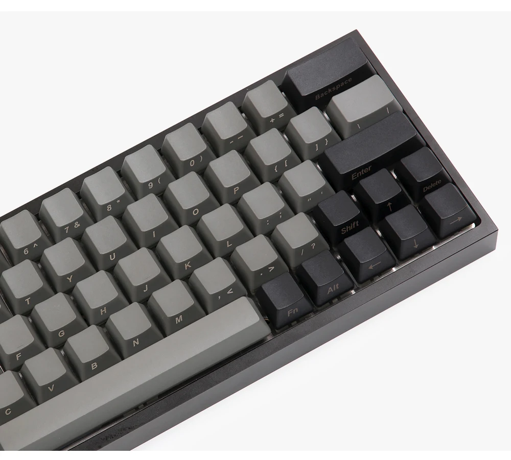 Kbdfans Новое поступление клавишные колпачки pbt diy механическая клавиатура gk64 колпачки 2u сдвиг dz60