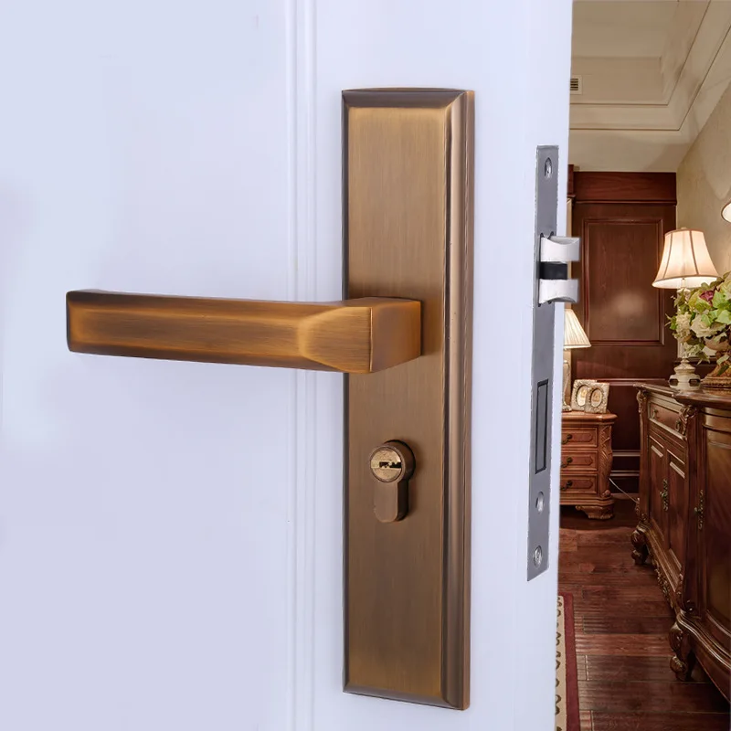 

2018 Promotion Cadeado Padlock Large Panel Interior Door Lock Archaize Of Hand The Bedroom Mechanical Locks Wholesale Hardware