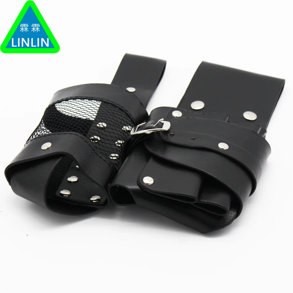 

Pro Salon Barber Toolkit Leather Hairdressing Scissors Kit Bag Scissors Pockets Hairstylist Holster Pouch Holder Tool