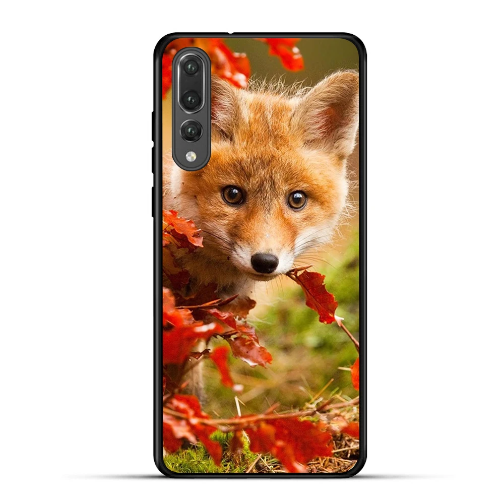 Мягкий силиконовый чехол для телефона Huawei Mate 20 lite White fox lovely cunning pro 10 Lite Luxury