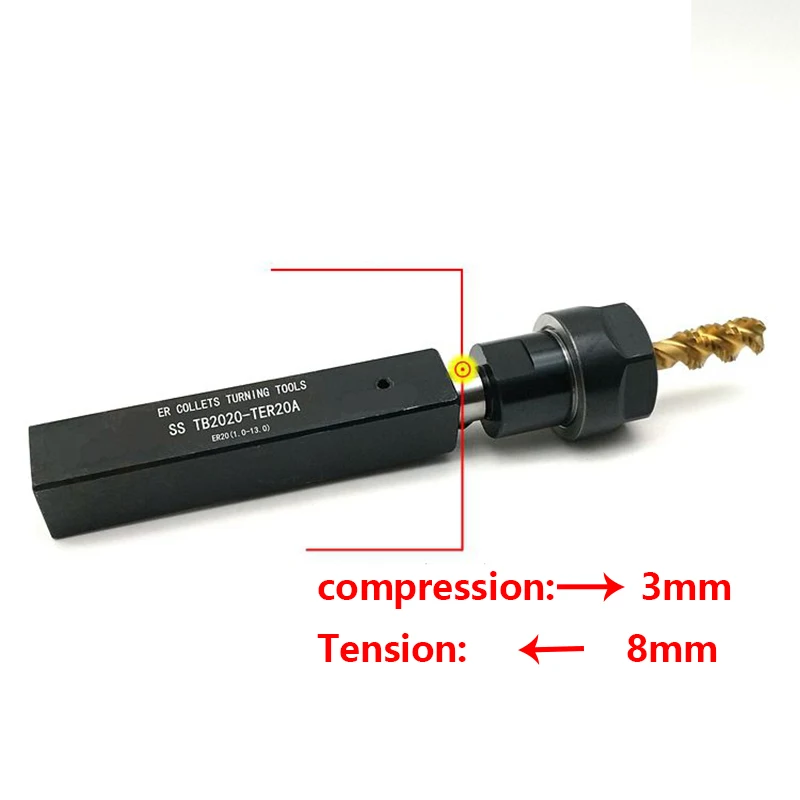 

Square Tetragonal tapping collet chuck 20*20 ER20 ER25 for CNC machine center lathe