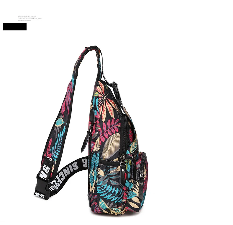 2019 Модные мужские сумки на плечо Повседневная сумка-мессенджер с цветочным узором мини женская сумка на Грудь сумка высокого качества