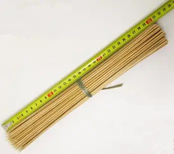 

100 pieces/pack Barbecue sign malatang bunch of needle mutton string leek barbecue bamboo stick