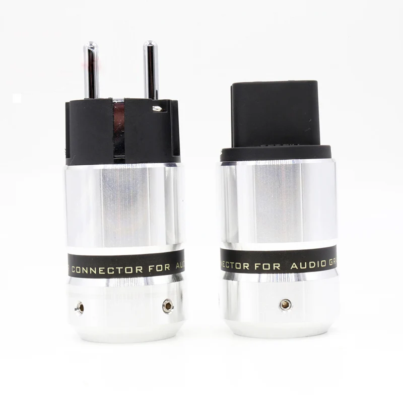 

Pairs VF-530(R)/VE-507(R) 99.999% pure copper 20A IEC Female Power Plug for audio power cable
