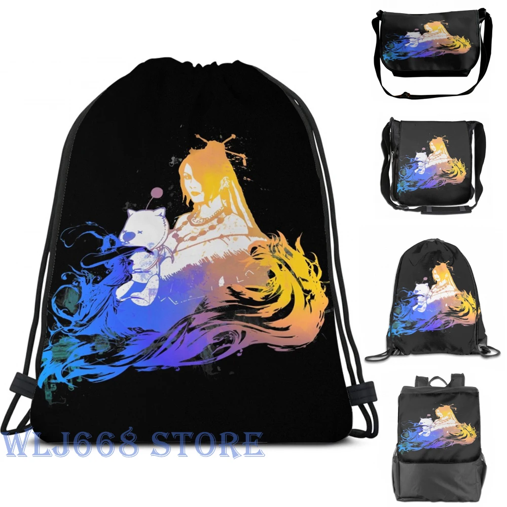 Funny graphic print shoulder Bags women Lulu Final Fantasy Single backpack travel for men Gym Bag | Багаж и сумки