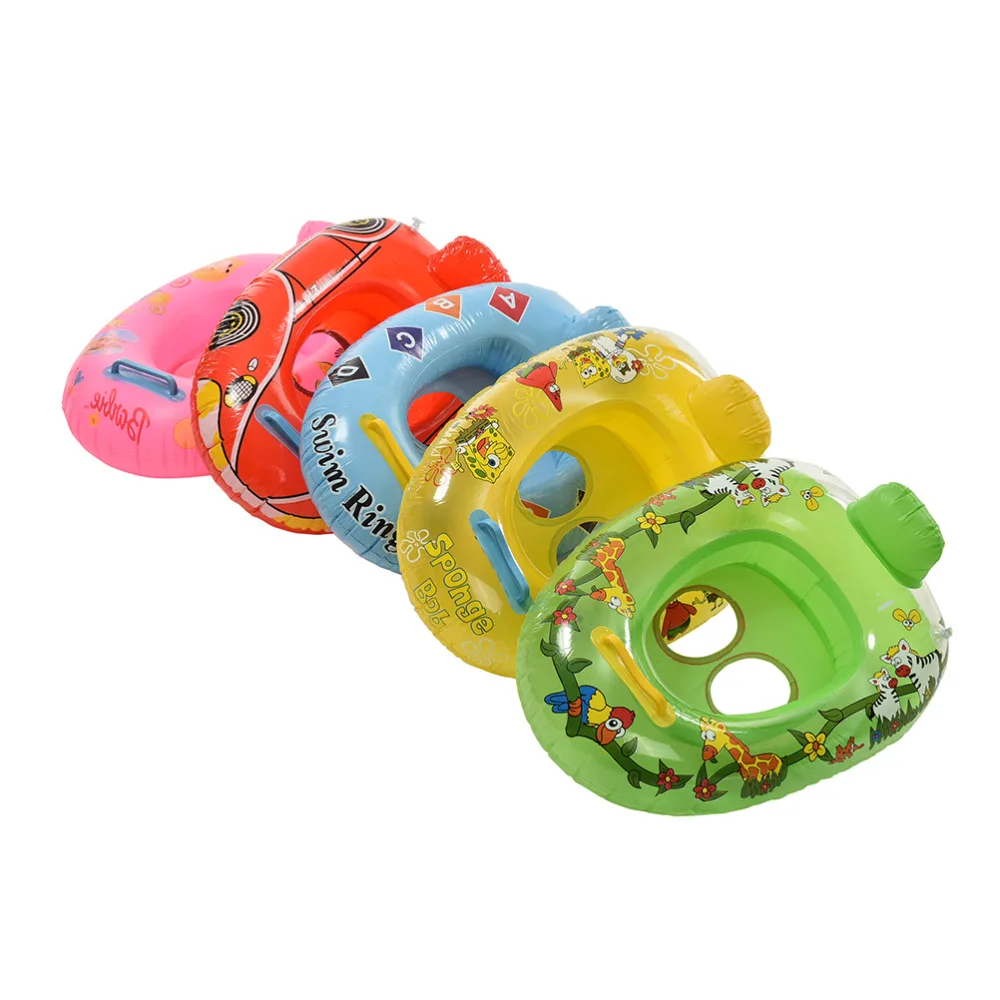 Funny Shape Inflatable Pool float Baby Swimming Ring Baby Float Seat