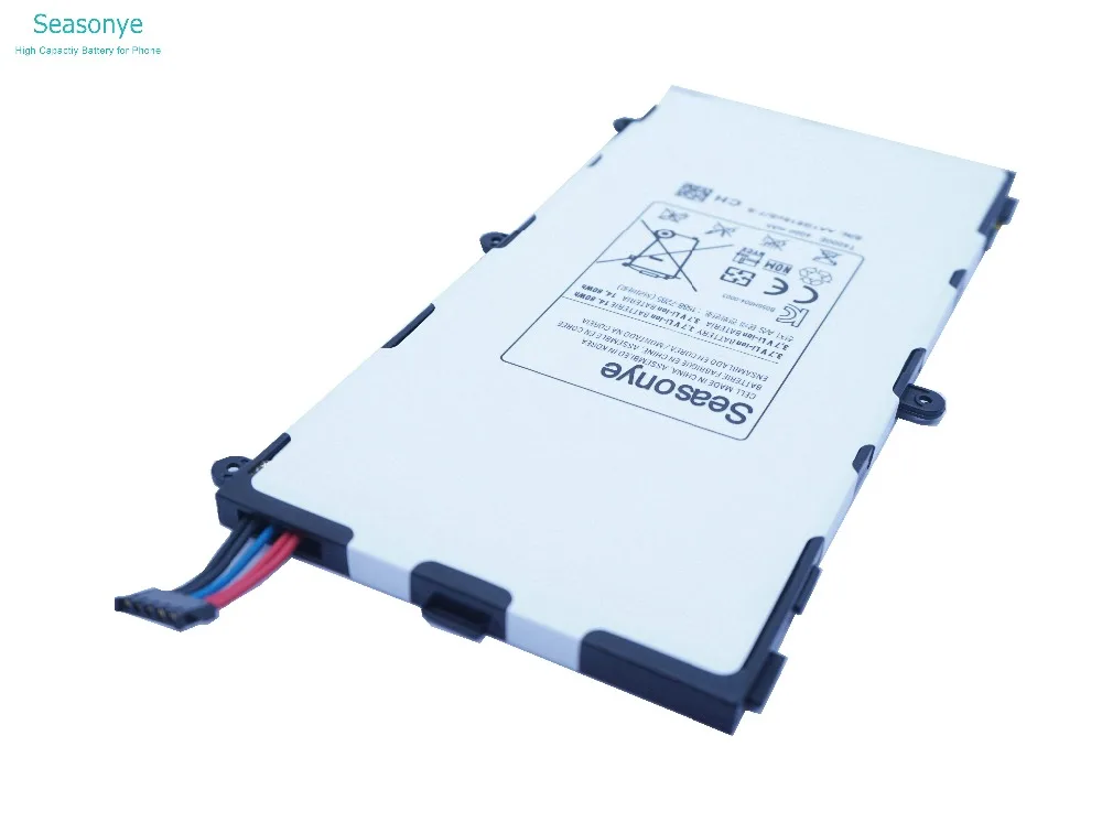 Seasonye 4000mAh / 14.80Wh T4000E Tab Сменный аккумулятор для Samsung Galaxy Tablet 3 7 0 T211 T210 T215 T210R SM