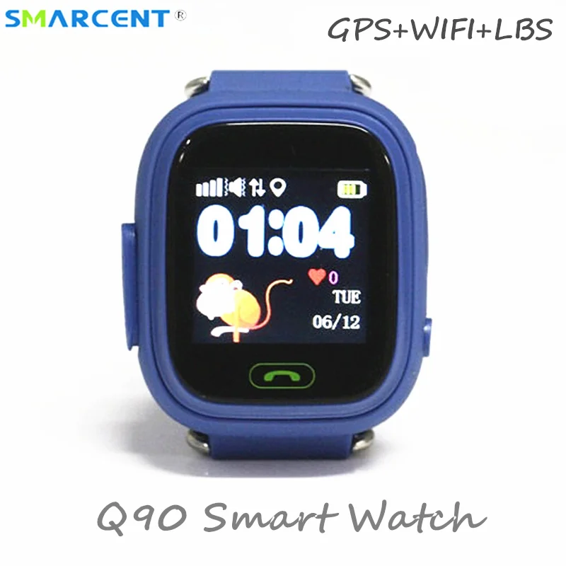 Смарт часы Q90 с GPS Wi Fi кнопкой SOS и сенсорным экраном|smartwatch for kids|smart watch soswatch sos |