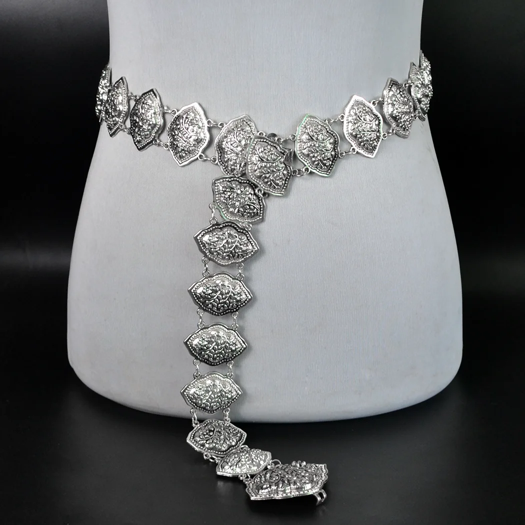 

New fashions, carved waist chain, hot selling European and American ancient Beach Beach waist ornaments factory direct sale