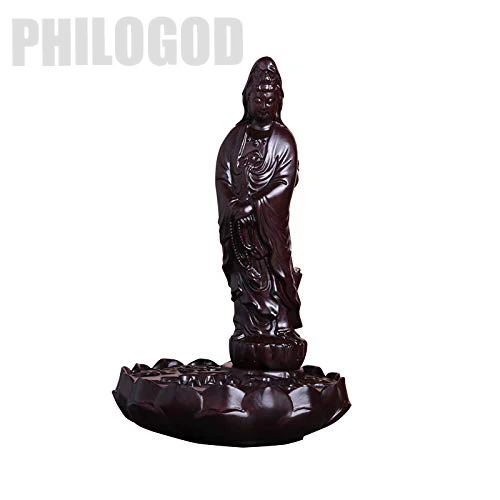

PHILOGOD Black Incense Burner backflow Incense Burner Kannon Modeling Graffiti Craft Decoration
