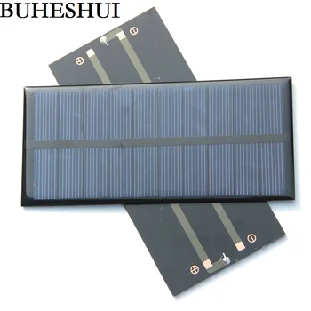 

BUHESHUI 1.5W 5V Mini Solar Cell Module Polycrystalline Solar Panel DIY Solar Charger Education 69*150MM 5pcs/lot Free Shipping