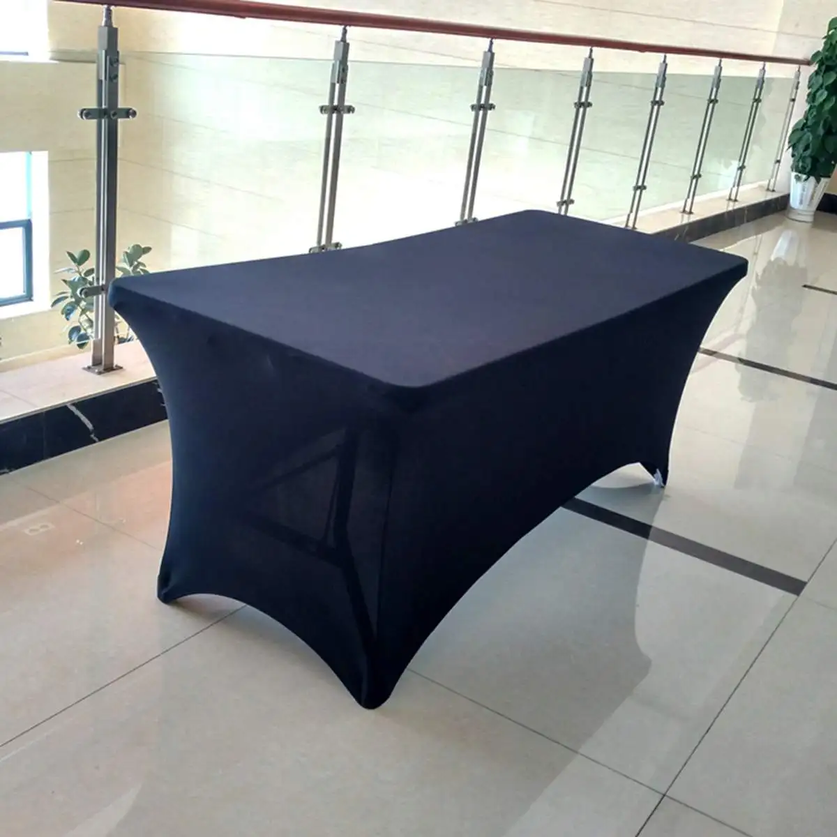  Cocktail High Stretch Spandex Wedding Hotel Birthday Table Cover Buffet Cloth Table Set Tablecloth 