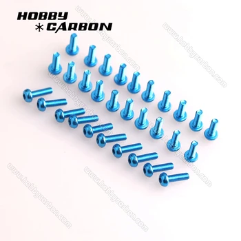 

20 pcs M3x20mm 7075 Aluminum Alloy hex button screws/bolts free shipping by ePacket for Drone/FPV