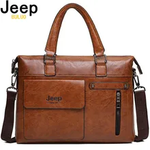 Мужской портфель для путешествий jeep buluo, светло-коричневая сумка для документов, из искусственной кожи, портфель для ноутбука 13", сумка на плечевом ремне, модель 6013, все сезоны