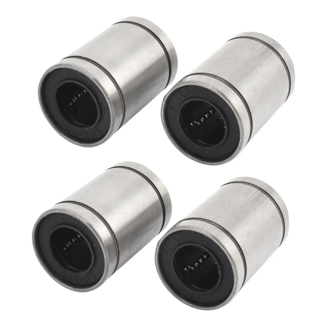 

LHLL-4 Pcs LM12UU 12mm Inside Dia Rubber Sealed Linear Ball Bearing Bushing